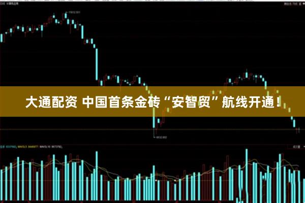 大通配资 中国首条金砖“安智贸”航线开通！